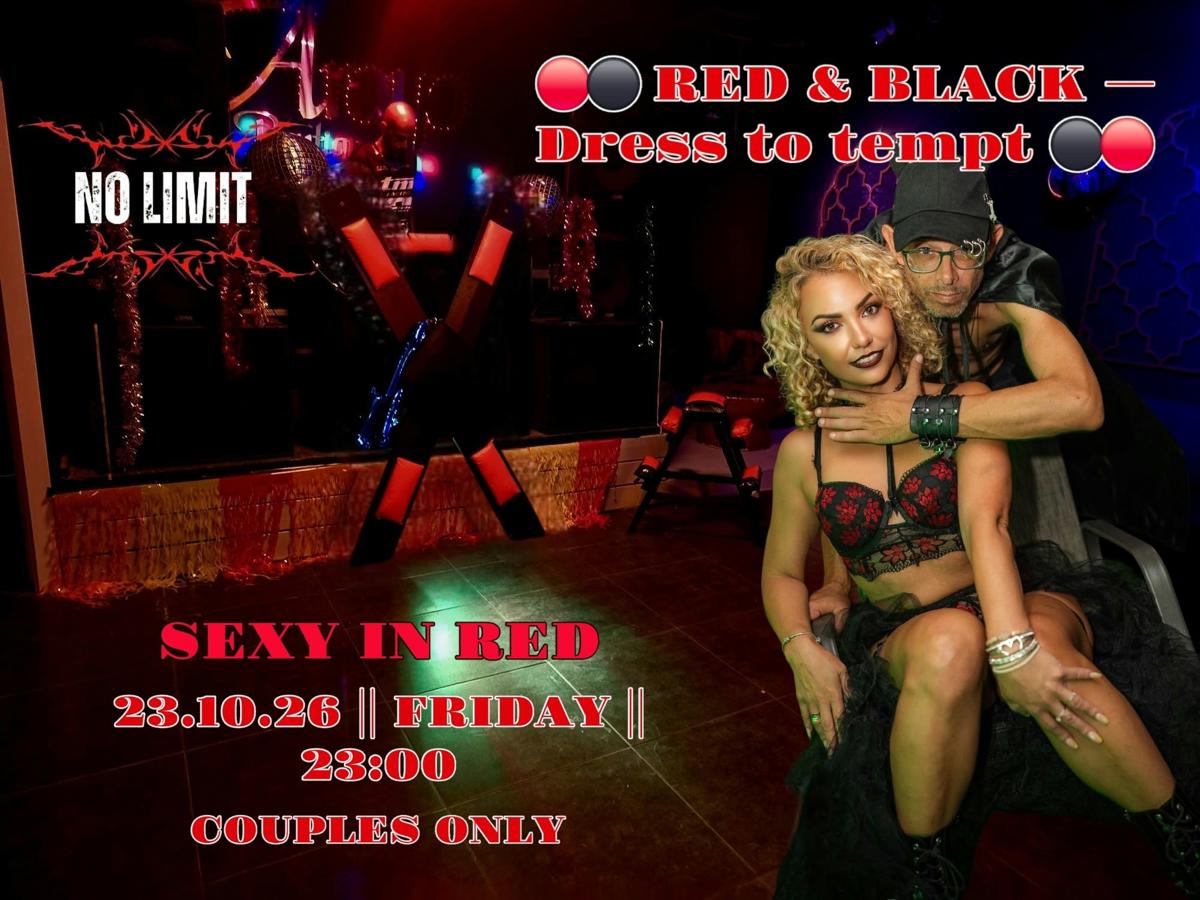 🔴⚫ RED & BLACK — Dress to tempt ⚫🔴 event photo